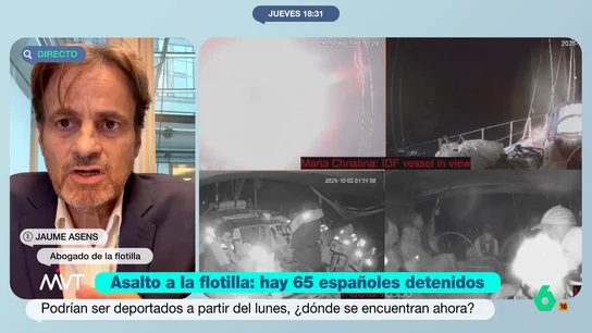 Jaume Asens, abogado de la Flotilla: "Aunque el bloqueo de Israel fuera legal, lo ilegal es impedir que llegue ayuda humanitaria" Jaume Asens analiza en este vídeo la legalidad o no del bloqueo marítimo de Israel en Gaza y señala que, ante la inacción de los gobiernos, la Flotilla "se ha convertido en garantes del derecho internacional".