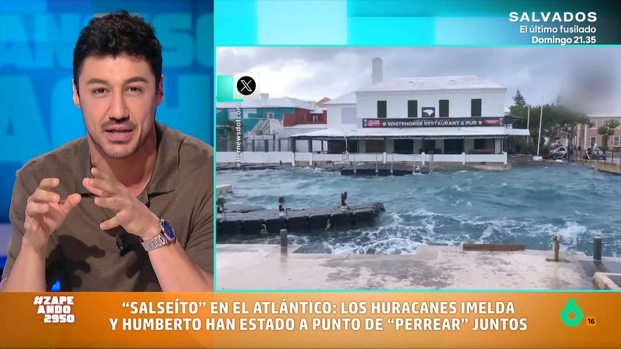 Francisco Cacho explica qué es el efecto Fujiwhara, un "perreo muy intenso" entre dos ciclones