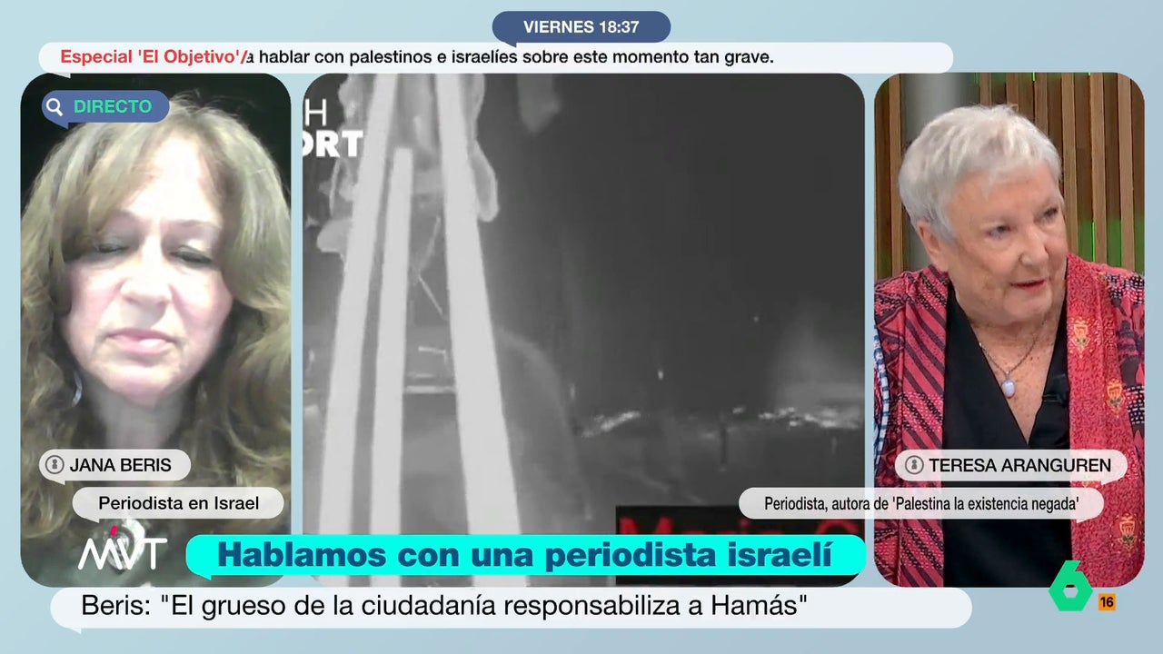 Teresa Aranguren y Jana Beris se enfrentan en Más Vale Tarde: "Israel no representa a los judíos del mundo"