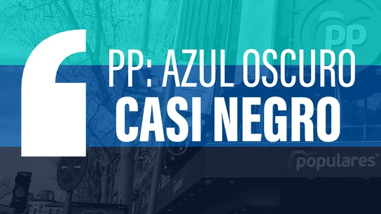 El Partido Popular vuelve a dividirse entre moderados y radicales: del azul claro al azul oscuro casi negro El Partido Popular vuelve a dividirse entre moderados y radicales: del azul claro al azul oscuro casi negro