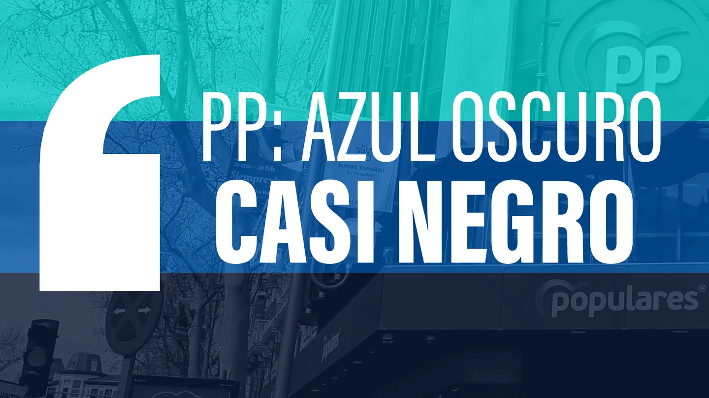 El Partido Popular vuelve a dividirse entre moderados y radicales: del azul claro al azul oscuro casi negro El Partido Popular vuelve a dividirse entre moderados y radicales: del azul claro al azul oscuro casi negro