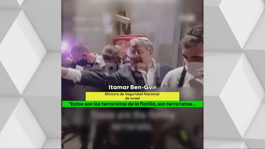 El desafiante video del ministro ultra israelí Gvir frente a los arrestados de la Global Sumud Flotilla: "Son terroristas; no hay ayuda humanitaria"