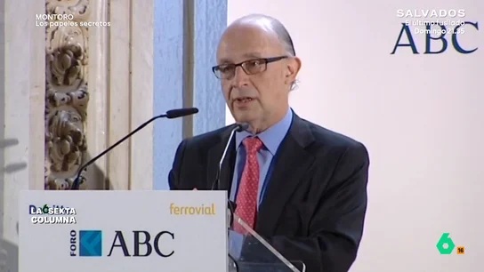 La ley de pago a proveedores, en el punto de mira de la investigación del caso Cristóbal Montoro En este vídeo, laSexta Columna analiza cómo anunció Cristóbal Montoro la ley de pago a proveedores durante un acto patrocinado por Ferrovial, una de las empresas que precisamente eran clientes de 'Equipo Económico'.