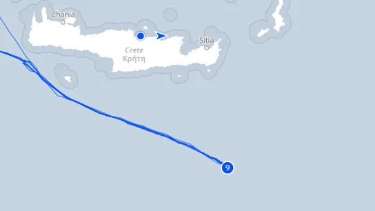 La Flotilla de la Libertad continúa camino a Gaza (ubicación del 3 de octubre de 2025). La Flotilla de la Libertad continúa camino a Gaza (ubicación del 3 de octubre de 2025).