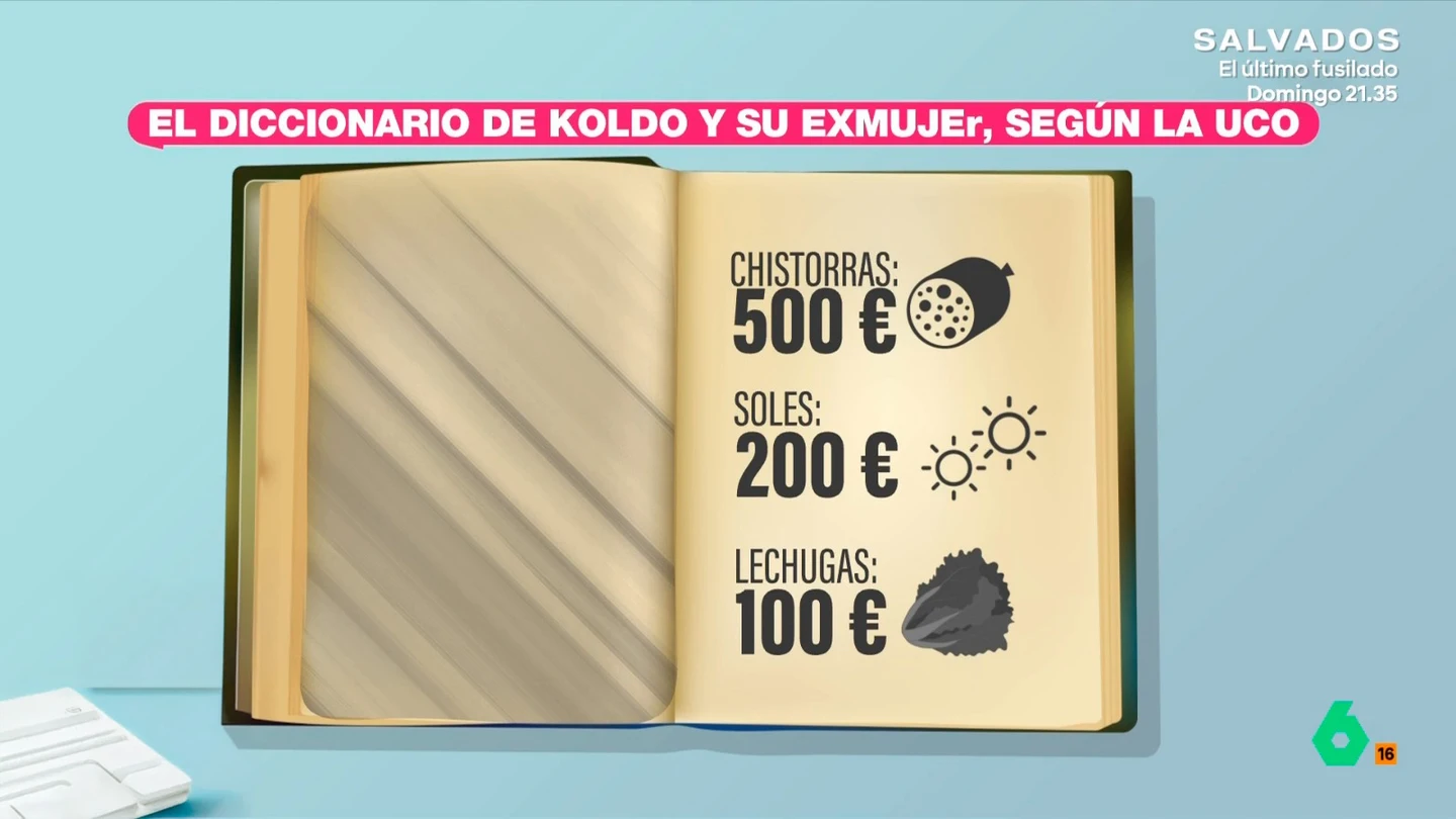 El diccionario de Koldo y su exmujer para referirse al dinero según la UCO El diccionario de Koldo y su exmujer para referirse al dinero según la UCO