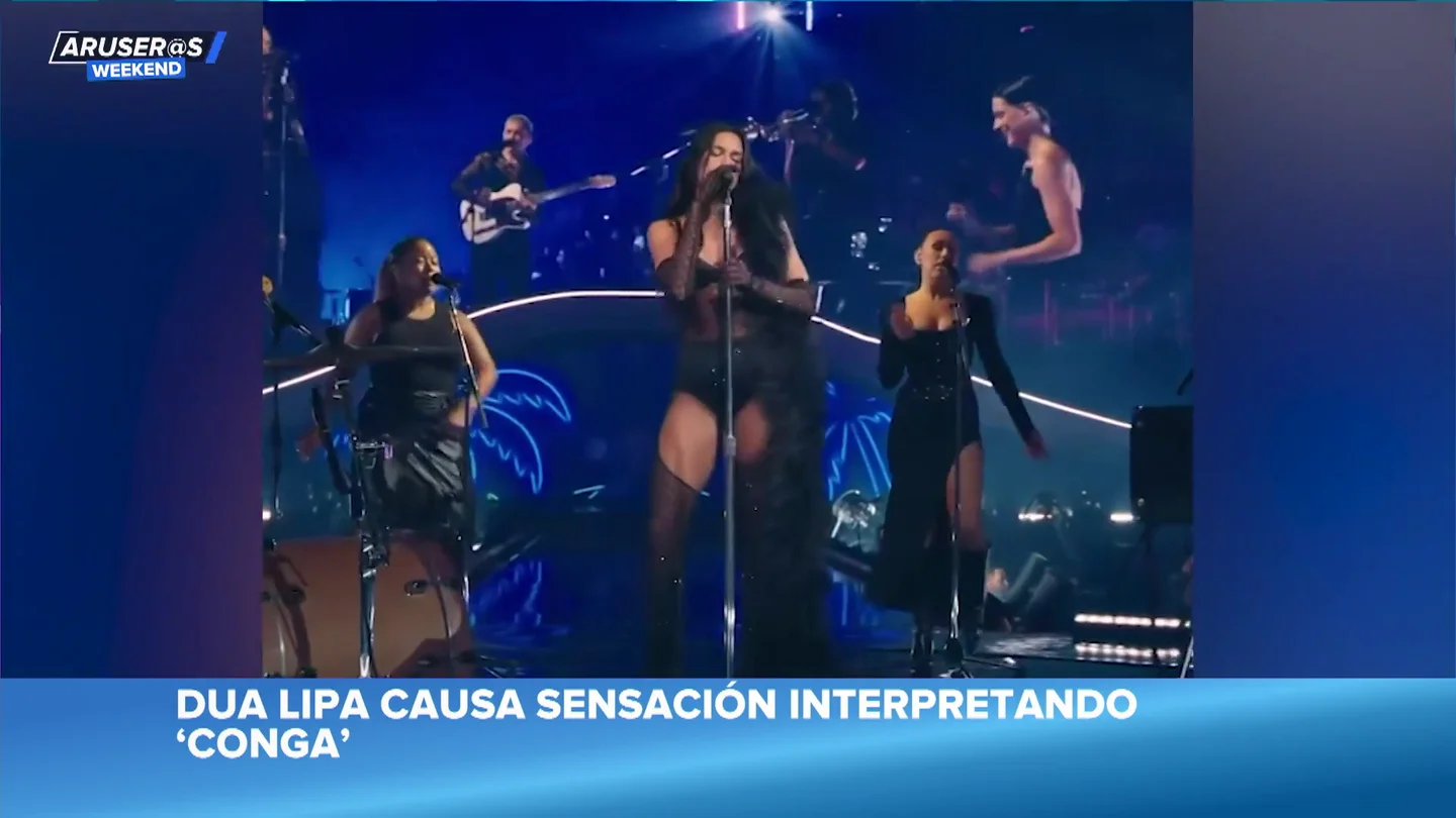 Dua Lipa causa sensación interpretando 'Conga' de Gloria Estefan en su concierto en Miami Dua Lipa causa sensación interpretando 'Conga' de Gloria Estefan en su concierto en Miami