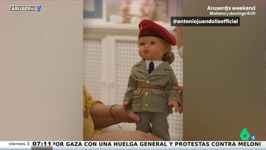 Así es la muñeca de la princesa Leonor en su versión militar de edición limitada Así es la muñeca de la princesa Leonor en su versión militar de edición limitada