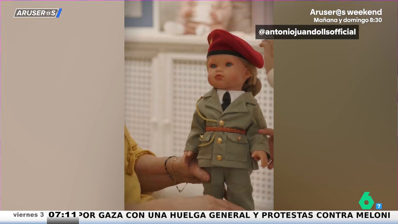 Así es la muñeca de la princesa Leonor en su versión militar de edición limitada