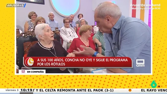 La invitada centenaria de Ramón García carga carga en pleno directo contra la Seguridad Social La invitada centenaria de Ramón García carga carga en pleno directo contra la Seguridad Social