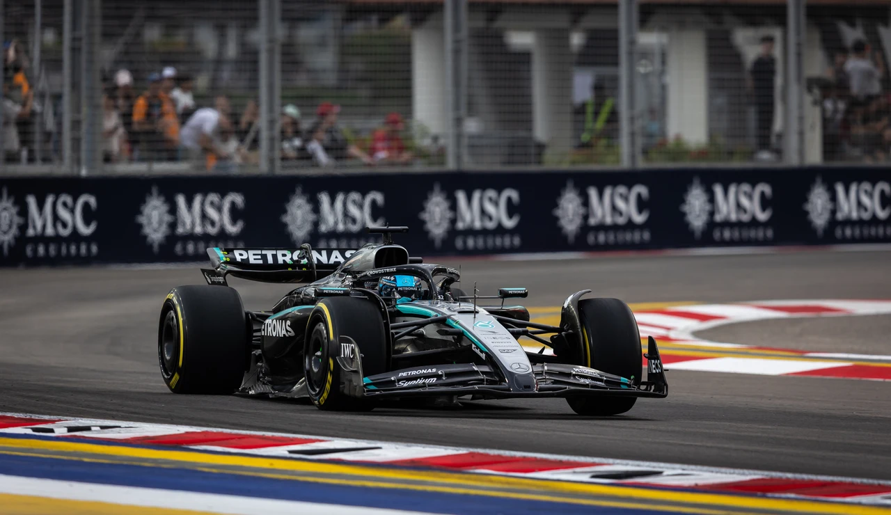 George Russell en el GP de Singapur