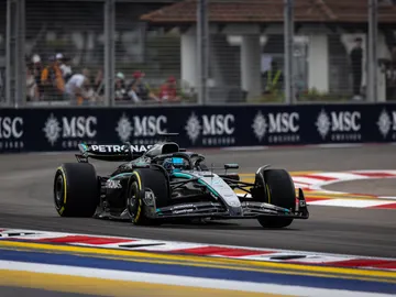 George Russell en el GP de Singapur George Russell en el GP de Singapur