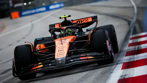 Lando Norris en el GP de Singapur Lando Norris en el GP de Singapur