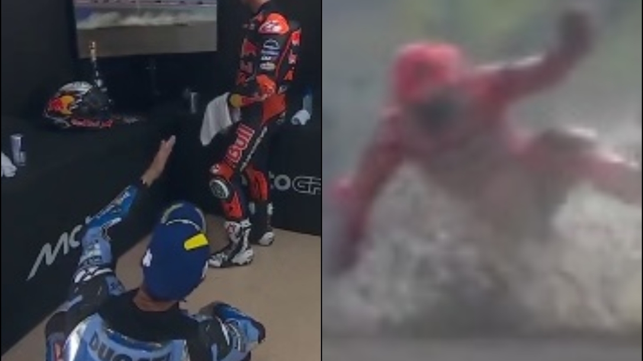 El enfado de Álex Márquez al ver la caída de su hermano Marc: "Hasta que no pasa algo..."