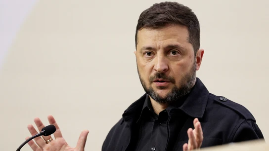 El presidente ucraniano, Volodímir Zelenski. El presidente ucraniano, Volodímir Zelenski.