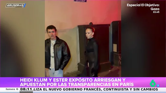 De las transparencias de Ester Expósito con Arón Piper a los dientes de tiburón de Heidi Klum: así fue la Semana de la Moda de París De las transparencias de Ester Expósito con Arón Piper a los dientes de tiburón de Heidi Klum: así fue la Semana de la Moda de París