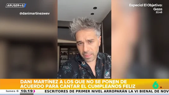 Dani Martínez, sobre la falta de coordinación a la hora de felicitar el cumpleaños: "Team 'todos' o team decir el nombre" Dani Martínez, sobre la falta de coordinación a la hora de felicitar el cumpleaños: "Team 'todos' o team decir el nombre"