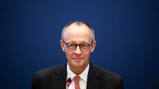 El canciller alem&aacute;n Friedrich Merz en una foto de archivo 