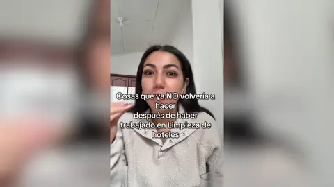 Joven cuenta las cosas que no volvería a hacer en los hoteles después de trabajar en el servicio de limpieza Joven cuenta las cosas que no volvería a hacer en los hoteles después de trabajar en el servicio de limpieza