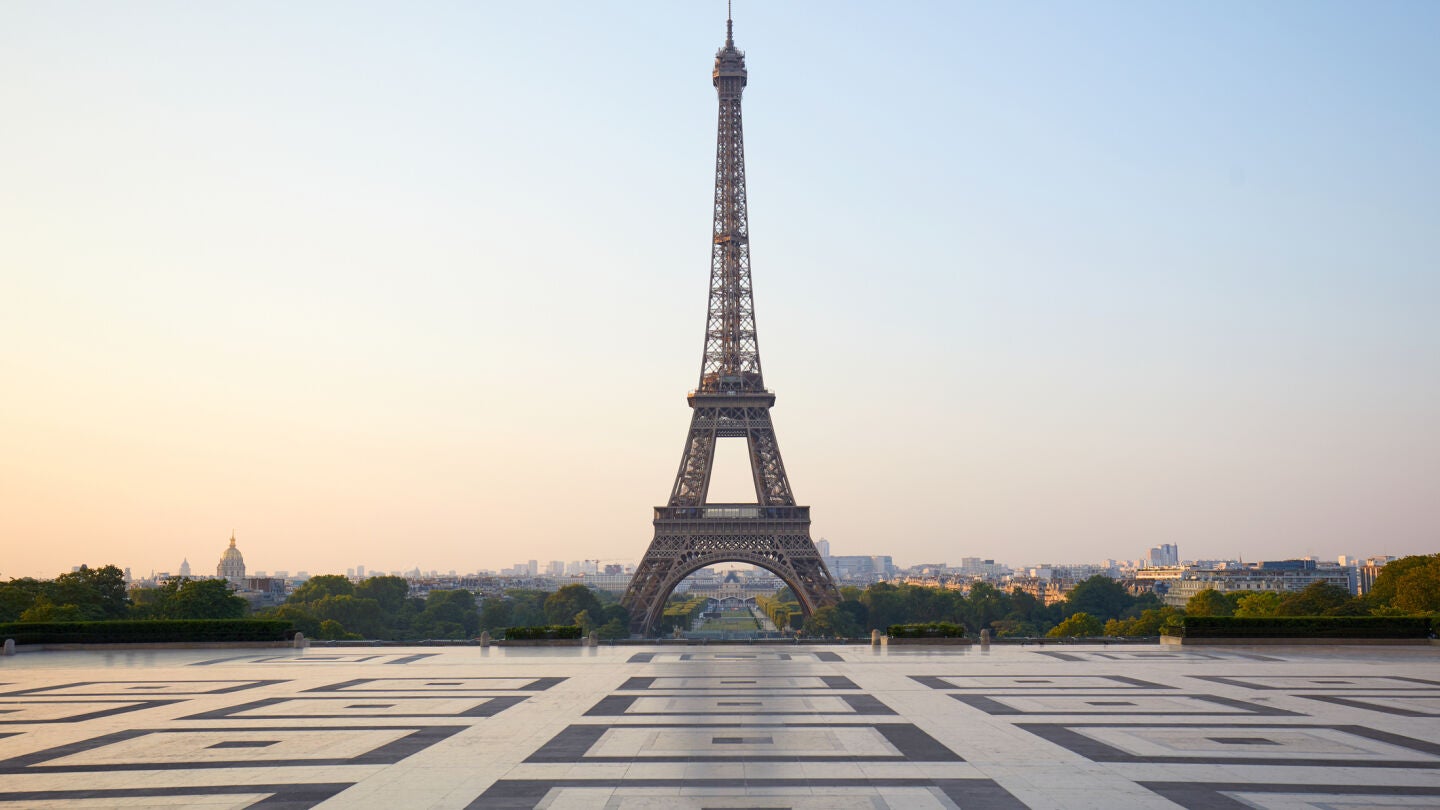 Plaza de Trocadero, en Par&iacute;s