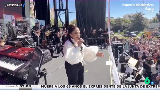 Gloria Estefan hace vibrar Madrid con un concierto gratuito por la Hispanidad y con Nathy Peluso como invitada Gloria Estefan hace vibrar Madrid con un concierto gratuito por la Hispanidad y con Nathy Peluso como invitada
