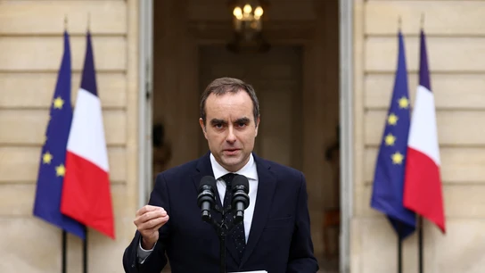El ex primer ministro francés Sébastien Lecornu El ex primer ministro francés Sébastien Lecornu