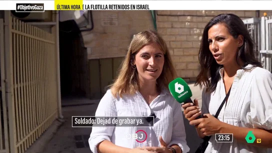 Un soldado israelí prohíbe grabar a El Objetivo en un asentamiento en plena ciudad de Hebrón Un soldado israelí prohíbe grabar a El Objetivo en un asentamiento en plena ciudad de Hebrón