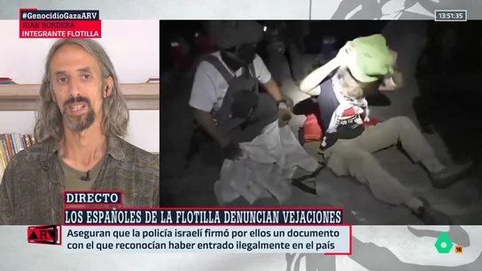 "Un campo de concentración entre Guantánamo y Auschwitz": el relato de Juan Bordera, miembro de la Flotilla "Un campo de concentración entre Guantánamo y Auschwitz": el relato de Juan Bordera, miembro de la Flotilla