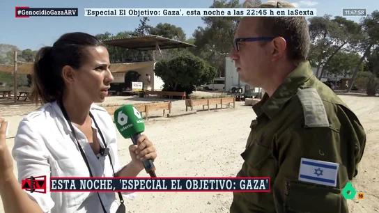 Ana Pastor con Roni Kaplan, portavoz del Ejército de Israel Ana Pastor con Roni Kaplan, portavoz del Ejército de Israel