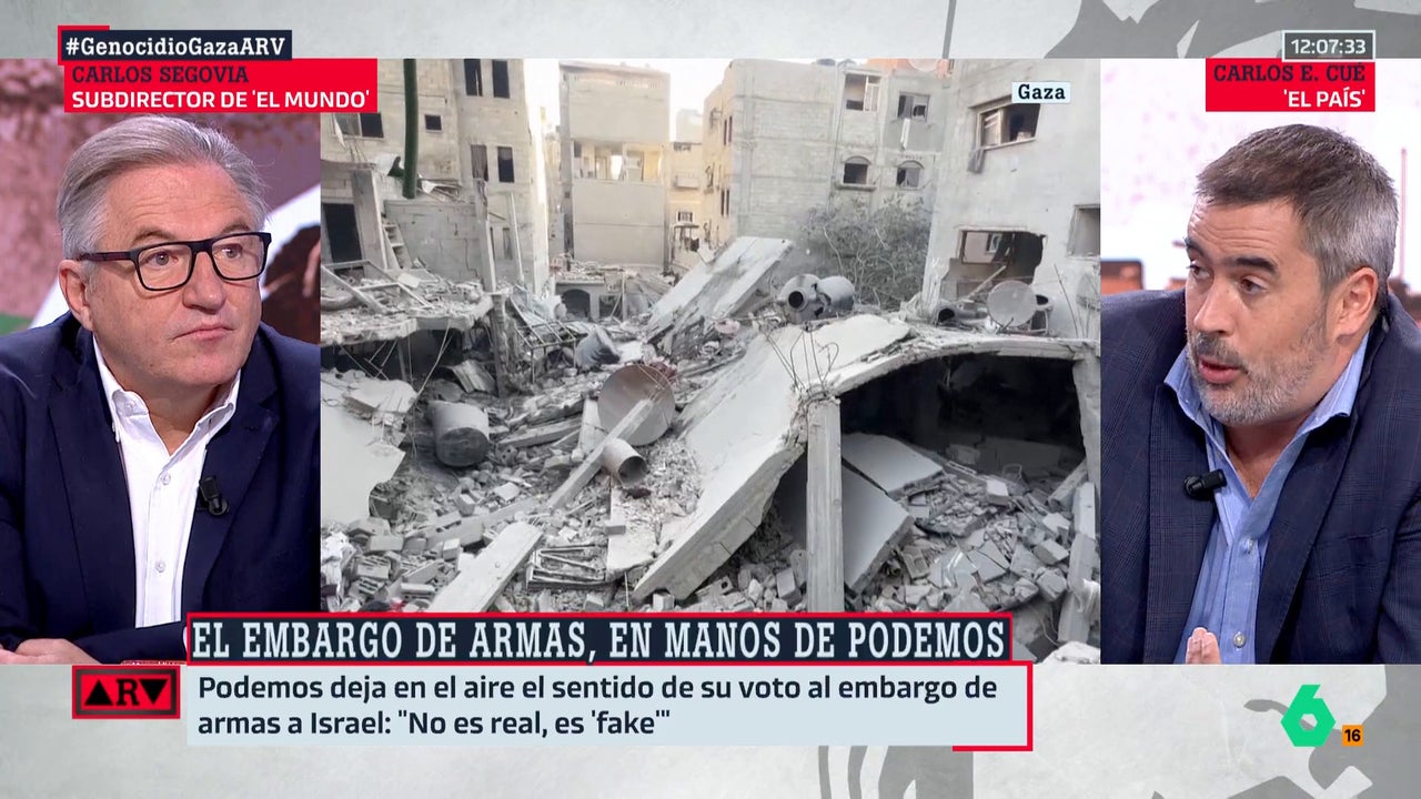 Carlos Cué explica por qué el PSOE no quiere de momento una ruptura total con Israel: "Sería más difícil enviar ayuda humanitaria"