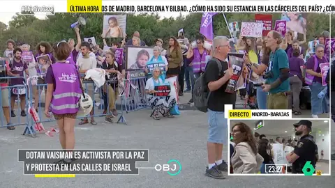 Un activista israelí revela que "la gente en Israel no está cómoda al protestar contra la guerra en Gaza" por "miedo a la represión policial" Un activista israelí revela que "la gente en Israel no está cómoda al protestar contra la guerra en Gaza" por "miedo a la represión policial"