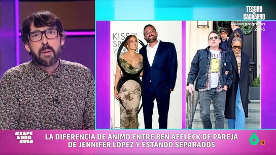 Quique Peinado al ver el reencuentro entre Jennifer López y Ben Affleck: "Está más sonriente ahora que cuando estaban casados" Quique Peinado al ver el reencuentro entre Jennifer López y Ben Affleck: "Está más sonriente ahora que cuando estaban casados"