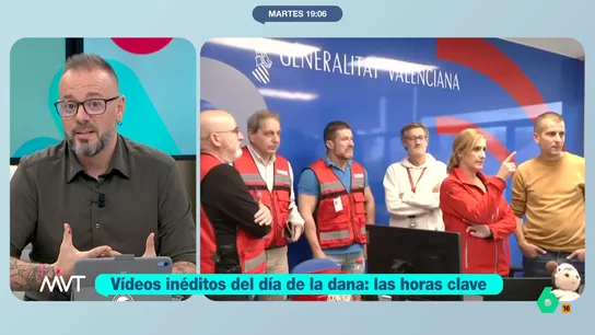 Maestre, sobre los vídeos del día de la DANA: "Los técnicos informaron debidamente, otra cosa es que no tomaran la decisión" Los vídeos demuestran que Salomé Pradas, exconsellera de Interior, recibió información sobre el riesgo existente en el barranco del Poyo horas antes de que la DANA provocara que este se desbordara.