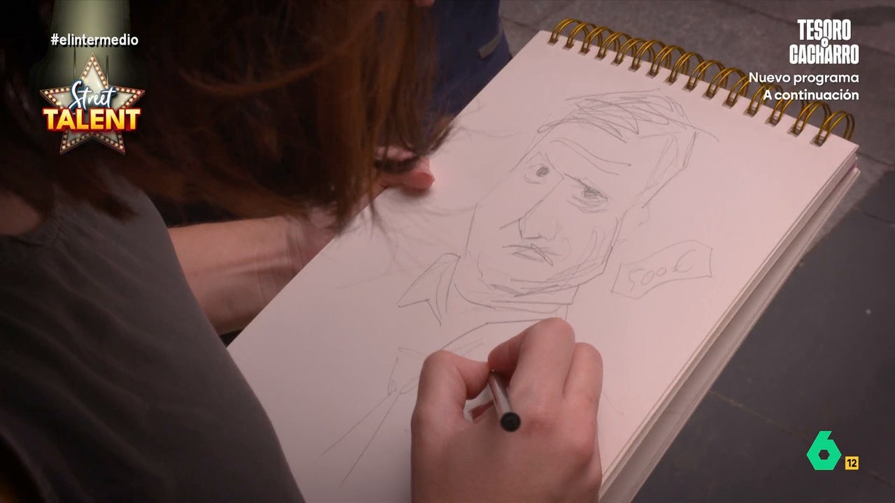 "Mañana más, pero no mejor": una artista homenajea a El Gran Wyoming con un retrato exprés