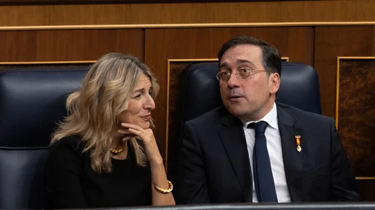 El ministro de Asuntos Exteriores, Unión Europea y Cooperación, José Manuel Albares, y la vicepresidenta segunda y ministra de Trabajo y Economía Social, Yolanda Díaz El ministro de Asuntos Exteriores, Unión Europea y Cooperación, José Manuel Albares, y la vicepresidenta segunda y ministra de Trabajo y Economía Social, Yolanda Díaz