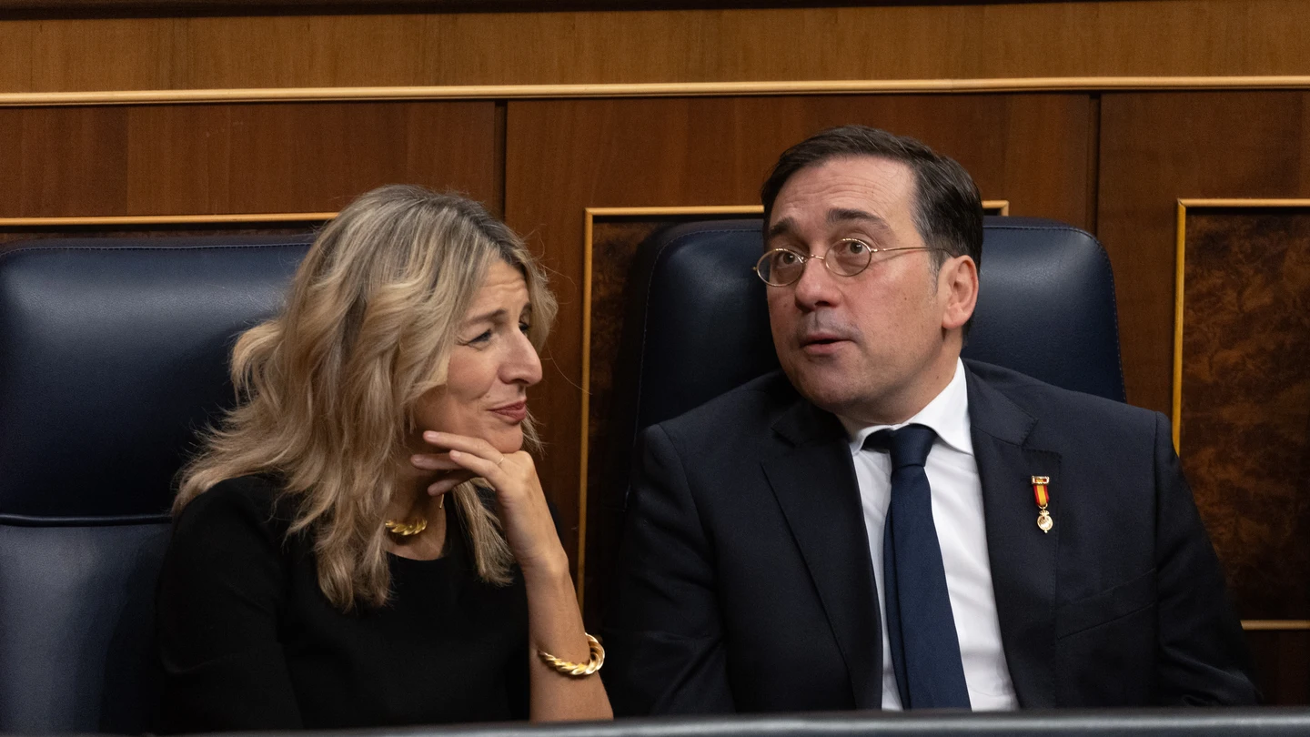 El ministro de Asuntos Exteriores, Unión Europea y Cooperación, José Manuel Albares, y la vicepresidenta segunda y ministra de Trabajo y Economía Social, Yolanda Díaz El ministro de Asuntos Exteriores, Unión Europea y Cooperación, José Manuel Albares, y la vicepresidenta segunda y ministra de Trabajo y Economía Social, Yolanda Díaz
