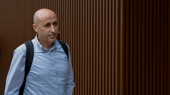 El presidente de la Confederación Hidrográfica del Júcar (CHJ), Miguel Polo, a su llegada a los juzgados de Catarroja El presidente de la Confederación Hidrográfica del Júcar (CHJ), Miguel Polo, a su llegada a los juzgados de Catarroja