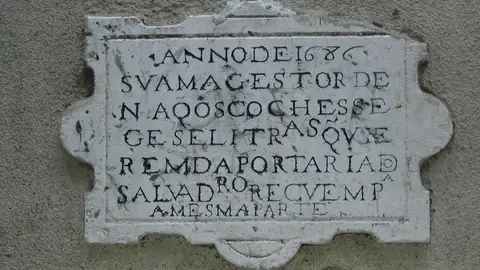 Señal más antigua del mundo en Lisboa Señal más antigua del mundo en Lisboa