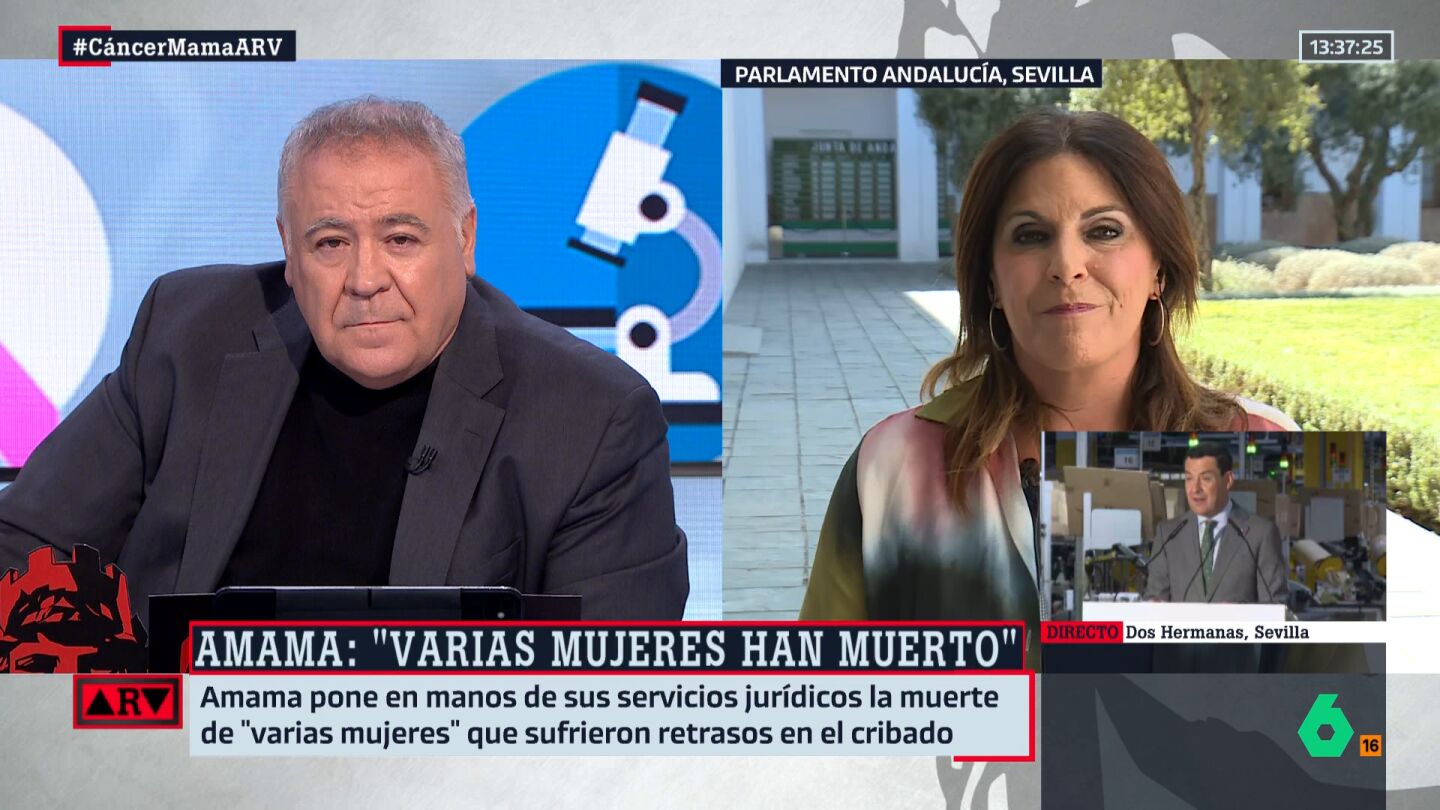 &Aacute;ngeles F&eacute;rriz, la portavoz socialista en el Parlamento andaluz: "Tenemos la lista de espera y la lista de mortalidad m&aacute;s alta de Espa&ntilde;a"