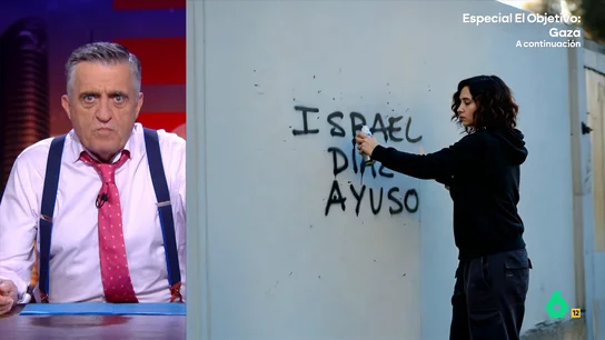 Wyoming, sobre la pintada de 'Israel Díaz Ayuso': "Sospecho quién ha podido ser la artista" Wyoming, sobre la pintada de 'Israel Díaz Ayuso': "Sospecho quién ha podido ser la artista"