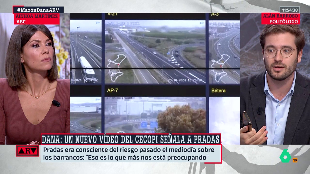 Alán Barroso, tras conocer que Pradas sabía desde mediodía que debía vigilar el Poyo: "No solo han mentido a la jueza, sino a todos los familiares de las víctimas"