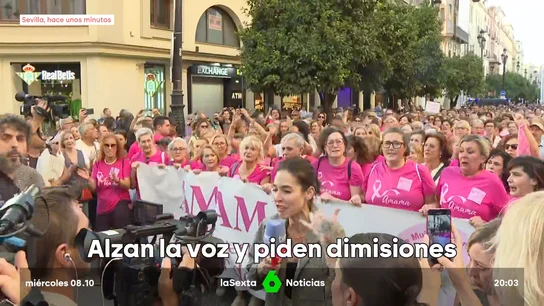 Protestas en Andalucía por los fallos en los cribados de cáncer Protestas en Andalucía por los fallos en los cribados de cáncer