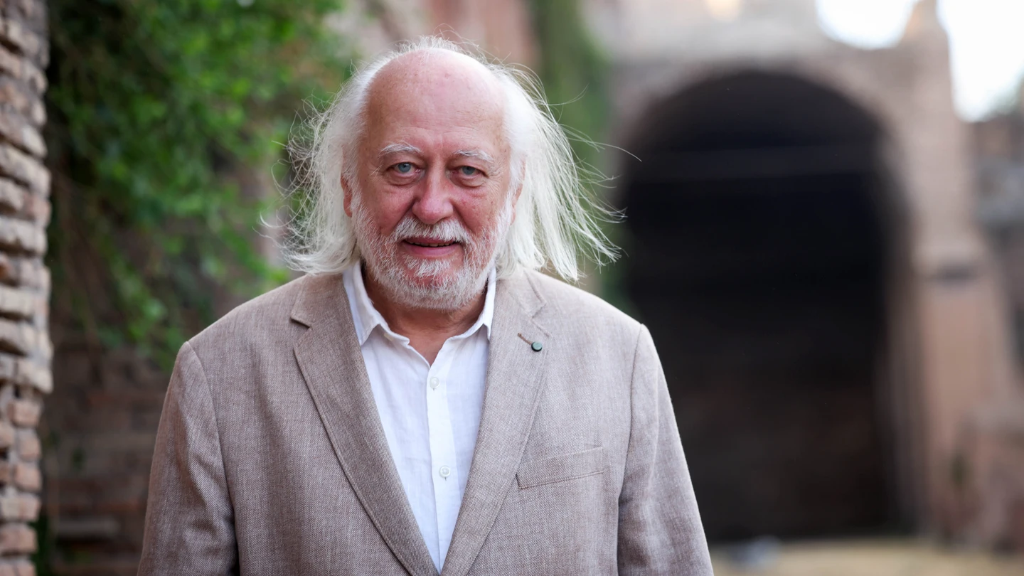 El húngaro László Krasznahorkai, en el Festival Internacional de Letterature en el Stadio Palatine de Roma (Italia) El húngaro László Krasznahorkai, en el Festival Internacional de Letterature en el Stadio Palatine de Roma (Italia)