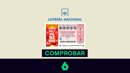 Sorteo extraordinario de la Lotería Nacional por el Día de la Hispanidad (12 octubre 2025). Sorteo extraordinario de la Lotería Nacional por el Día de la Hispanidad (12 octubre 2025).