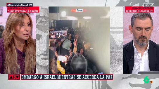 Carmen Morodo, sobre el embargo de armas: "Después del alto el fuego, el Gobierno está obligado a replantearse las relaciones con Israel" Carmen Morodo, sobre el embargo de armas: "Después del alto el fuego, el Gobierno está obligado a replantearse las relaciones con Israel"