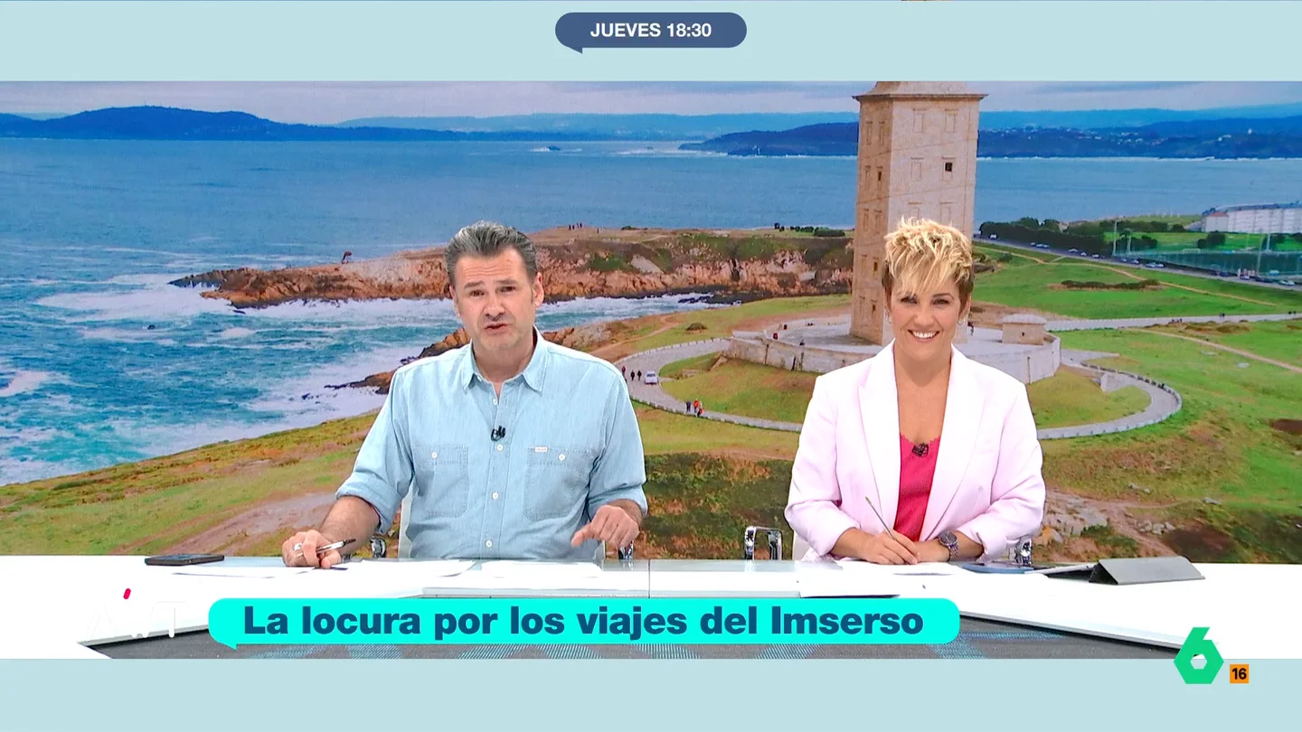 Iñaki López: "Estoy deseando cumplir esos 35 años que me faltan para los 65 y disfrutar los precios del Imserso" Muchos pensionistas se han tenido que enfrentar a varias horas de espera en la calle para poder hacer su solicitud de estos viajes para pensionistas a precios muy competitivos.