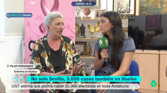 Pilar Fernández, enferma de cáncer de mama: "Piensas en las se han quedado por el camino sin oportunidad de haberle plantado cara" Desde Huelva, Pilar Fernández explica cómo se detectó un bulto en la mama y tuvo que recurrir a la sanidad privada para hacerse las pruebas. Tras detectarle tumores en ambas mamas y un año después de operarse por la pública, le llamaron para el cribado.