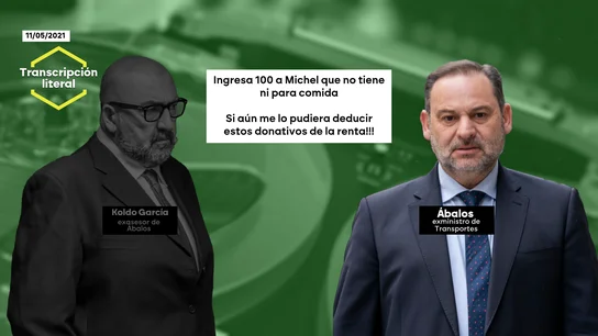 Ábalos bromeaba con deducirse fiscalmente los "donativos" que hacía a las mujeres. Ábalos bromeaba con deducirse fiscalmente los "donativos" que hacía a las mujeres.