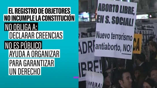Ayuso dice que el registro de objetores viola la Constitución… pero solo organiza a los médicos que hacen abortos Ayuso dice que el registro de objetores viola la Constitución… pero solo organiza a los médicos que hacen abortos