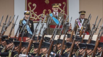 El rey Felipe VI en el desfile militar del 12 de octubre de 2024
