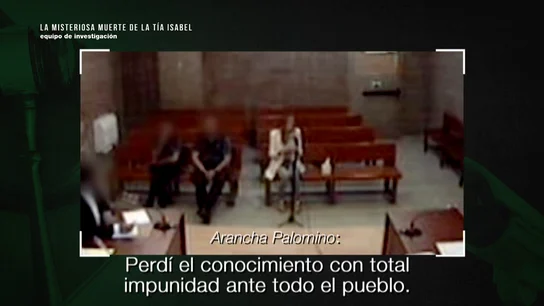 La confesión de Arancha Palomino, sobre el "linchamiento público" que sufrió en el pueblo tras la muerte de su tía Isabel La confesión de Arancha Palomino, sobre el "linchamiento público" que sufrió en el pueblo tras la muerte de su tía Isabel